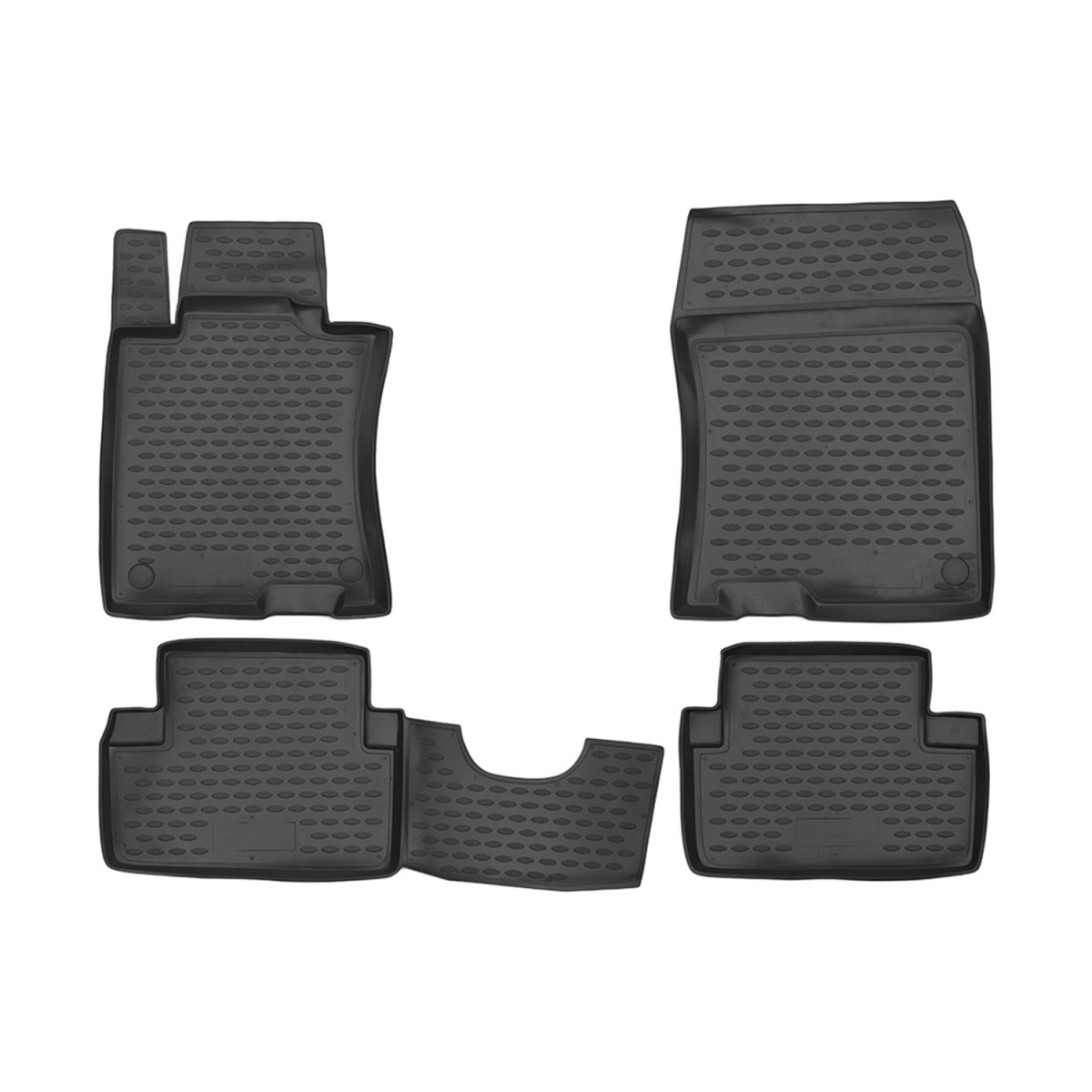 Honda Accord Floor Mats - Omac - Rubber TPE - Black - '08-'12